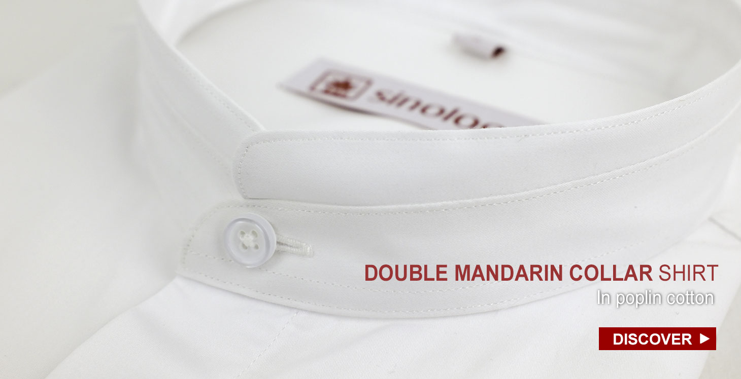 Double Mandarin Collar Shirts