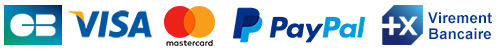 Visa, Mastercard, Paypal, Virement bancaire
